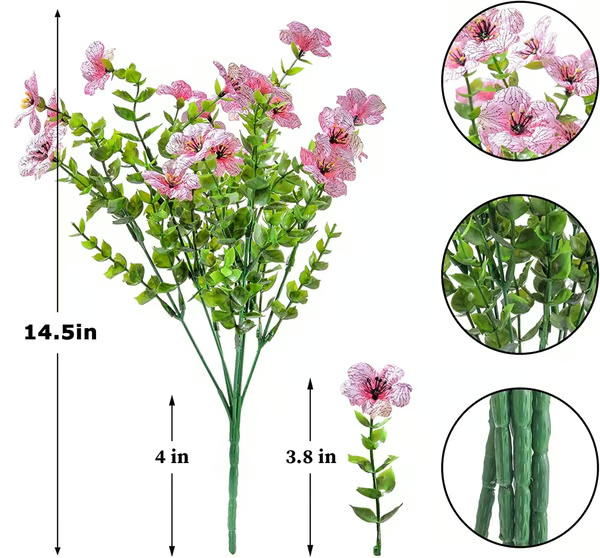 Odeiun™ Lifelike Artificial Flowers – Realistic, Waterproof & Fade-Resistant