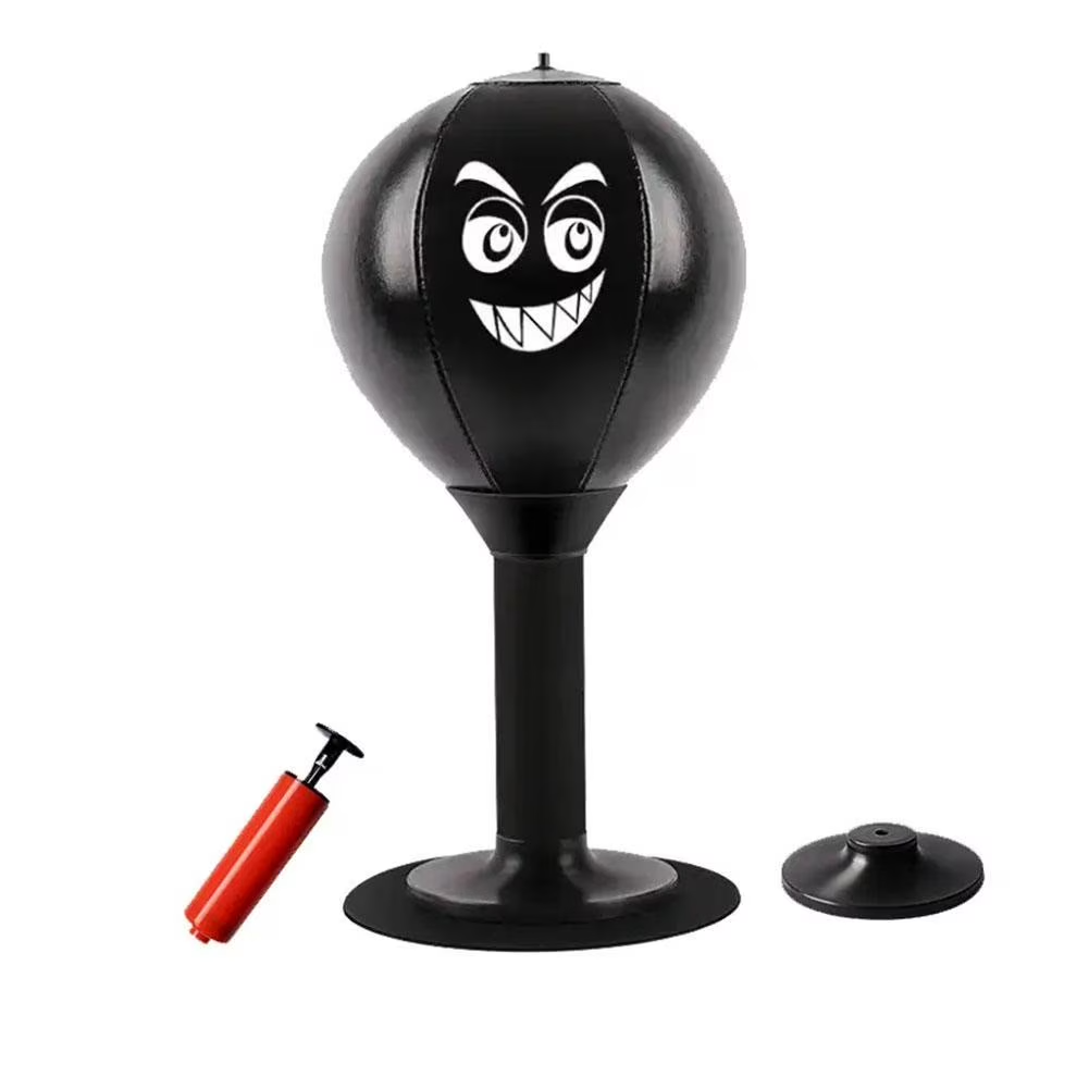 Desktop Boxing Speed Ball with Suction Cup – Stress Relief Boxing Toy for Adults & Kids