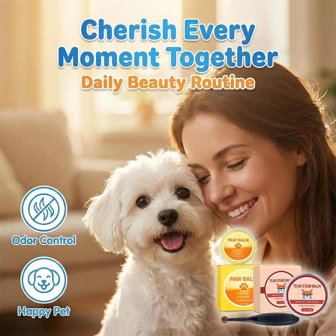 Pet Tear Stain Removal & Protection Balm Set