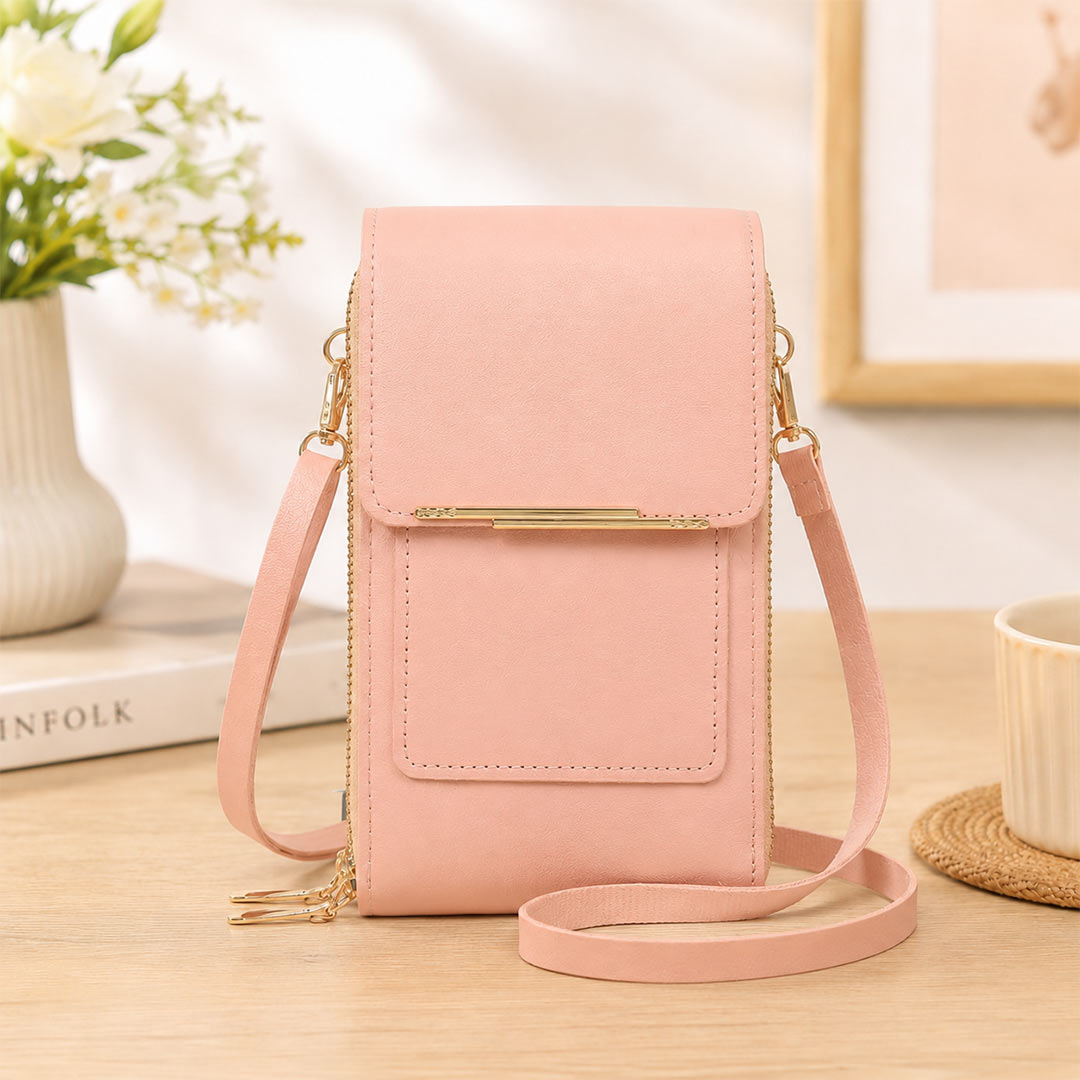 Touch-Thru Crossbody Phone Wallet