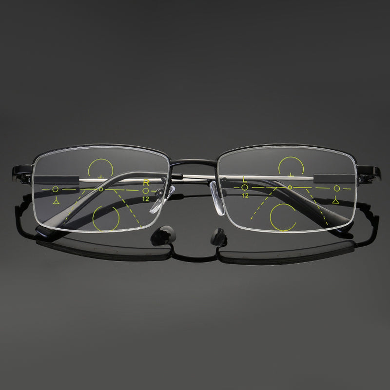 Zakdavi™ Titanium Dual-Focus Progressive Glasses - Seamless Near & Far Vision