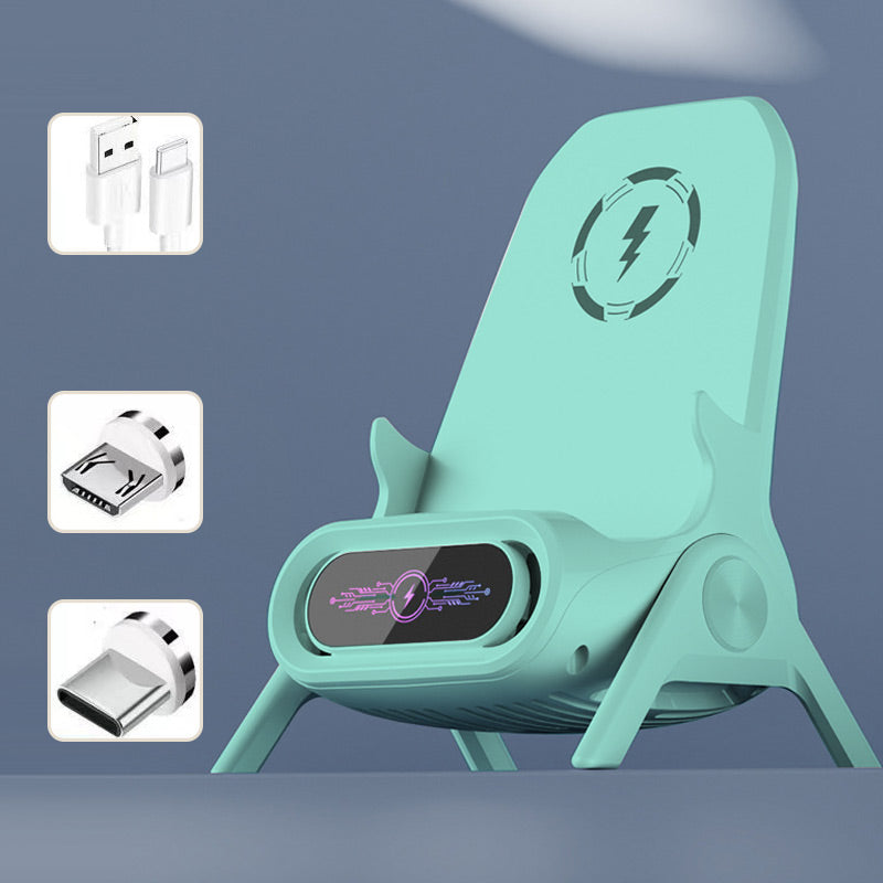 Innovative 15W Wireless Fast Charger & Ergonomic Phone Holder