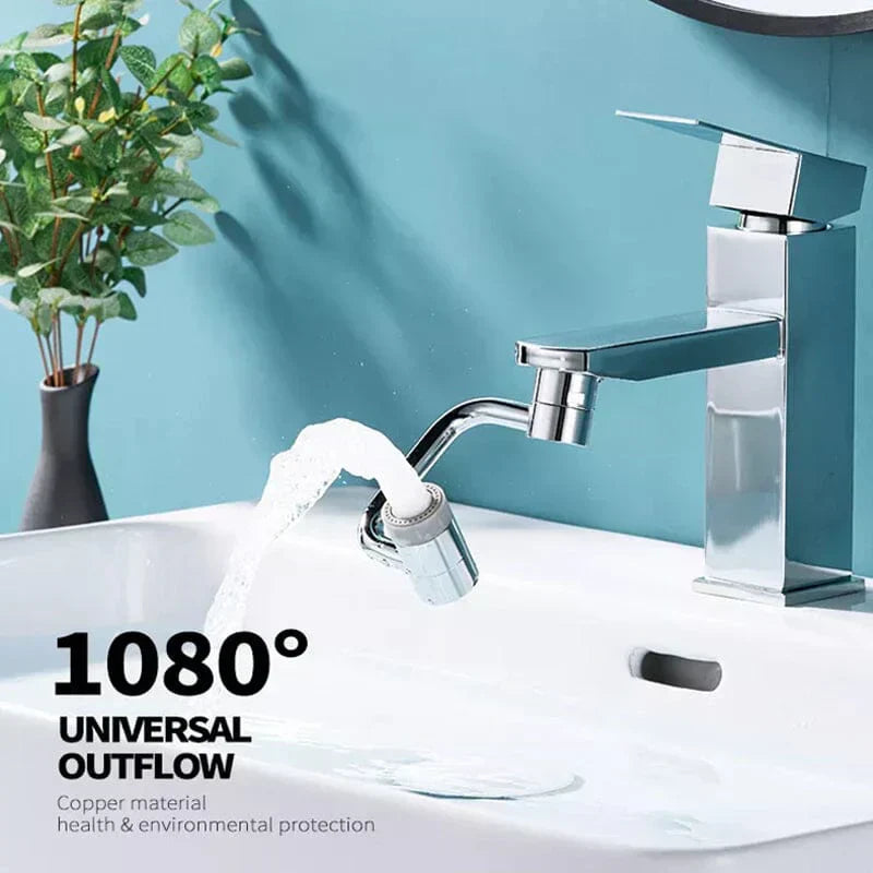 ✨ U-Shape Universal Faucet: 1080° Rotating & Leak-Proof  | Easy Install for Kitchen & Bath  | Fits 99% of Taps! ✅