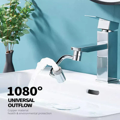 ✨ U-Shape Universal Faucet: 1080° Rotating & Leak-Proof  | Easy Install for Kitchen & Bath  | Fits 99% of Taps! ✅