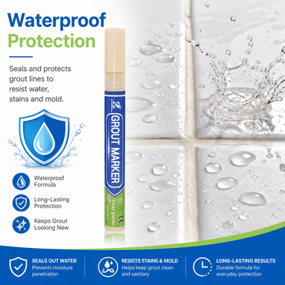 Grout Marker™ | Waterproof Tile Grout Paint & Repair Pen