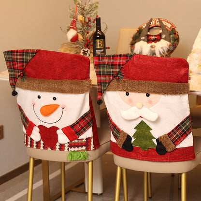 🎅 Christmas Chair Covers with Santa Claus