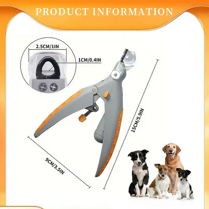 🎁 LED Light Pet Nail Clippers - 5X Magnification