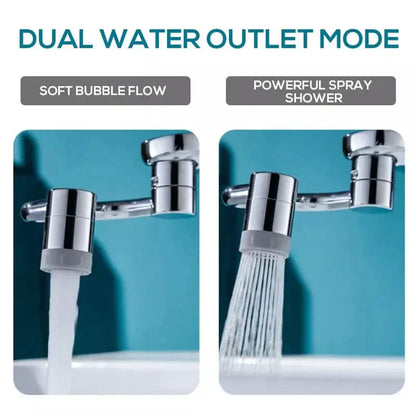 ✨ U-Shape Universal Faucet: 1080° Rotating & Leak-Proof  | Easy Install for Kitchen & Bath  | Fits 99% of Taps! ✅