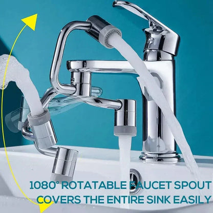 ✨ U-Shape Universal Faucet: 1080° Rotating & Leak-Proof  | Easy Install for Kitchen & Bath  | Fits 99% of Taps! ✅