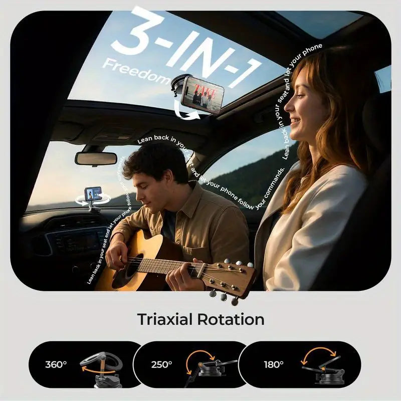 Odeiun™ Foldable Magnetic Car Phone Holder