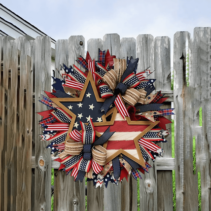 🇺🇸 Sentinels of Honor: 250th Anniversary Hand-Tied Wreath (50% OFF)