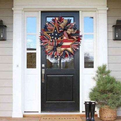 🇺🇸 Sentinels of Honor: 250th Anniversary Hand-Tied Wreath (50% OFF)