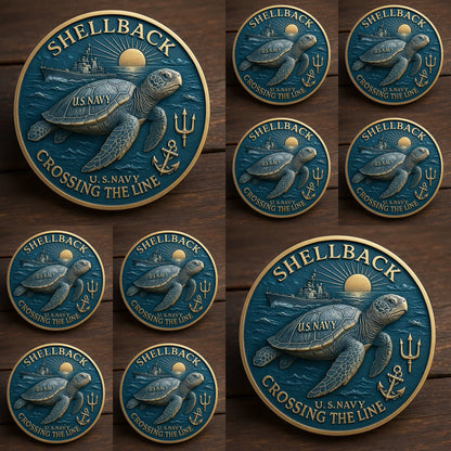 🐢⚓ Shellback: A U.S. Navy Tradition Coin