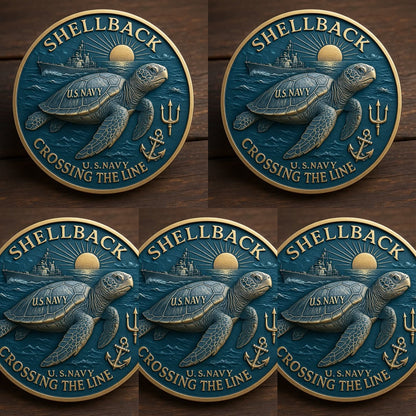 🐢⚓ Shellback: A U.S. Navy Tradition Coin