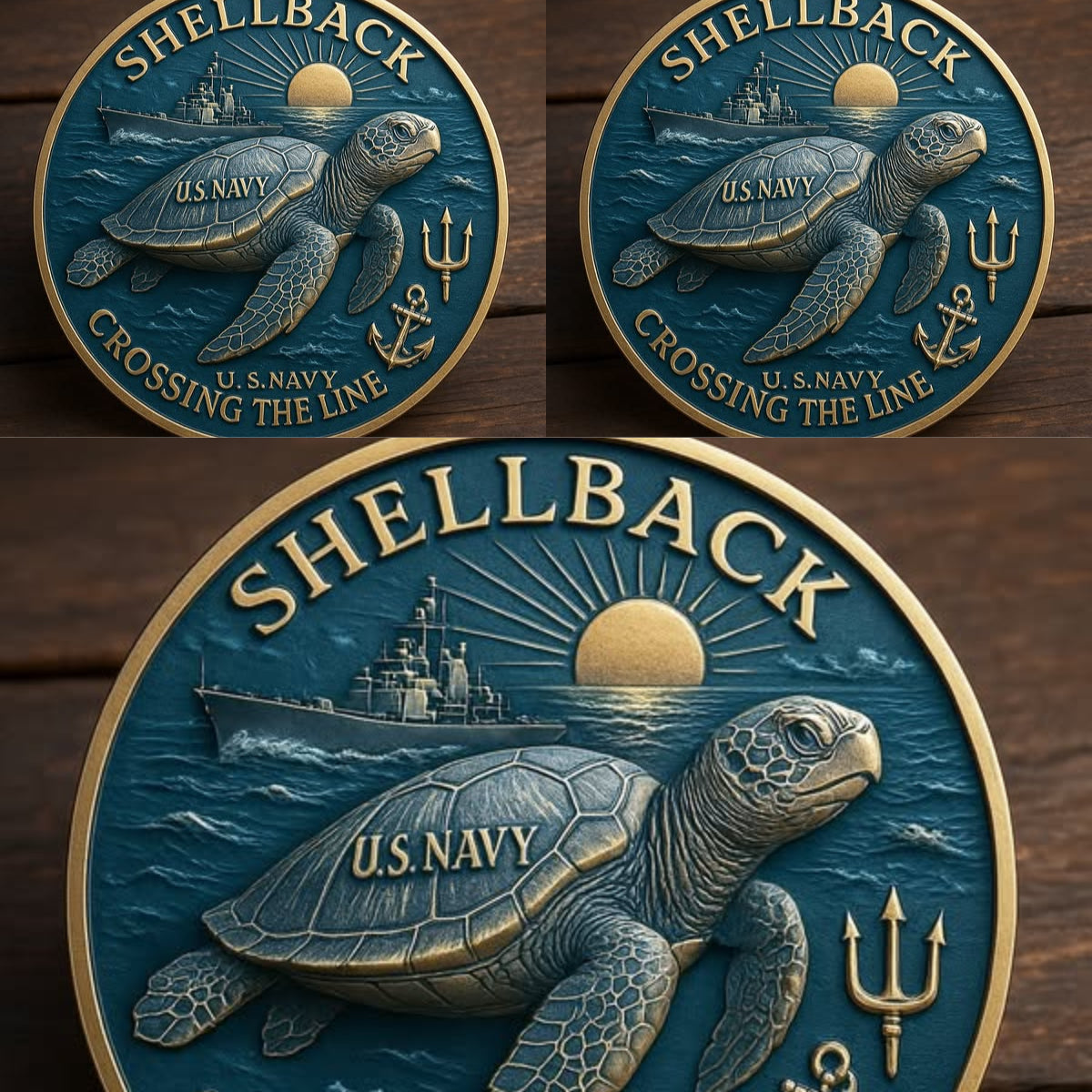 🐢⚓ Shellback: A U.S. Navy Tradition Coin