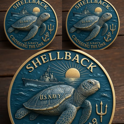 🐢⚓ Shellback: A U.S. Navy Tradition Coin