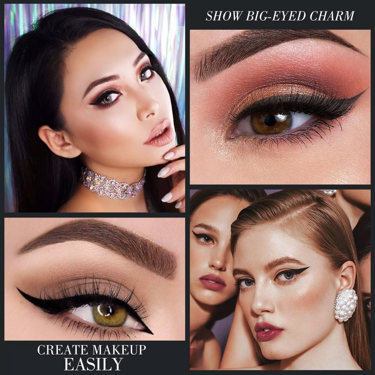 Odeiun™ Natural Black Eyeliner Cream – Smudge-Proof, Waterproof & Long-Lasting for Bold, Defined Eyes