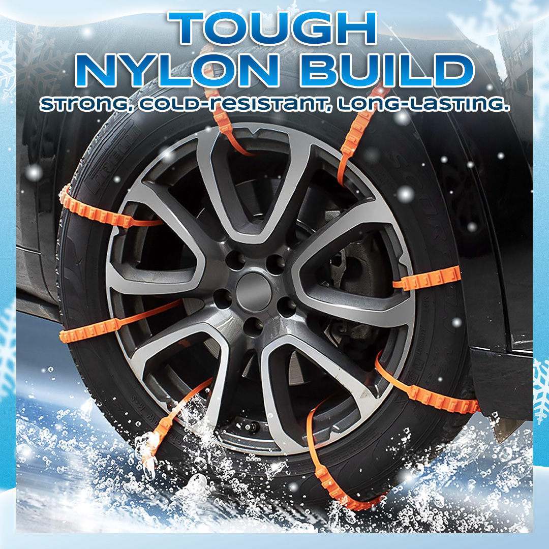 🔥2025 Winter Hot Sale🔥 Universal Reusable Anti-skid Nylon Tire Chains