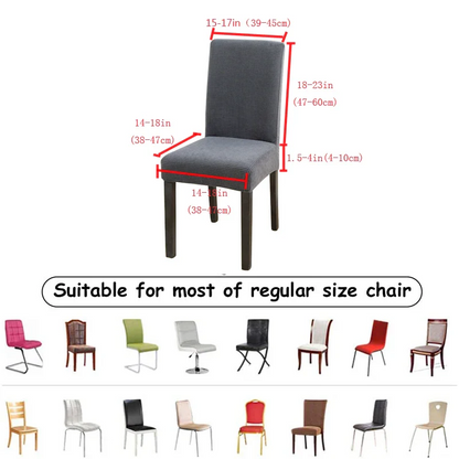 Waterproof Stretchy Chair Covers – Protect & Refresh Your Dining Room Instantly