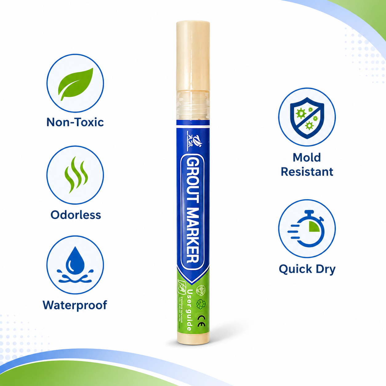 Grout Marker™ | Waterproof Tile Grout Paint & Repair Pen