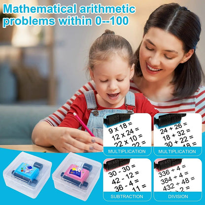 Kletshuts™ MathStamp: Digital Roller Matematik Undervisning Stempel