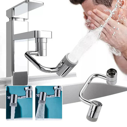 ✨ U-Shape Universal Faucet: 1080° Rotating & Leak-Proof  | Easy Install for Kitchen & Bath  | Fits 99% of Taps! ✅