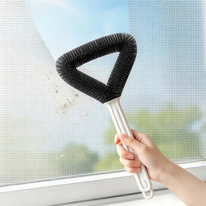 Triangle Window Screen Cleaner Brush Easy Mesh Cleaning Tool