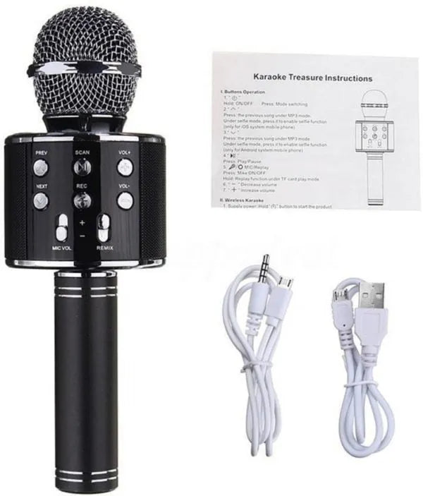 3-in-1 Wireless Bluetooth Karaoke Microphone