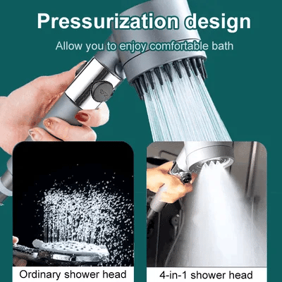 Multi-Functional High-Pressure Shower Head