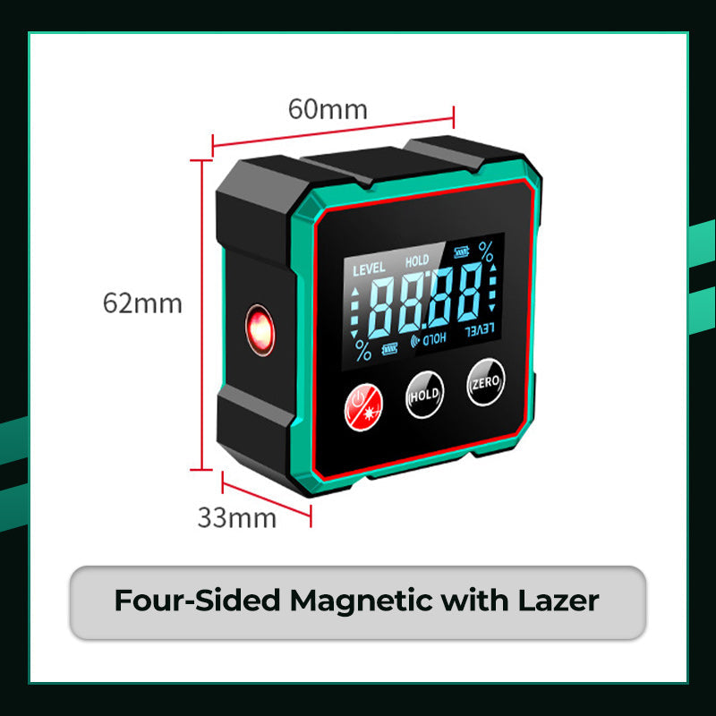 2025 Hot Sale 50% OFF💥Magnetic Digital Angle Finder with Electronic Laser|