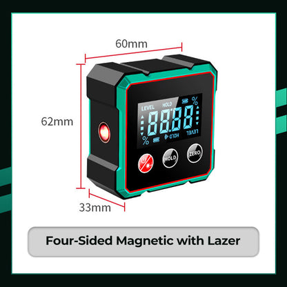 2025 Hot Sale 50% OFF💥Magnetic Digital Angle Finder with Electronic Laser|