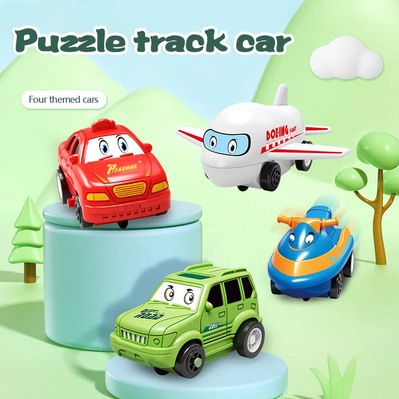 Brain-Teasing Puzzle Track Car Set – Ignite Creativity & Problem-Solving Fun
