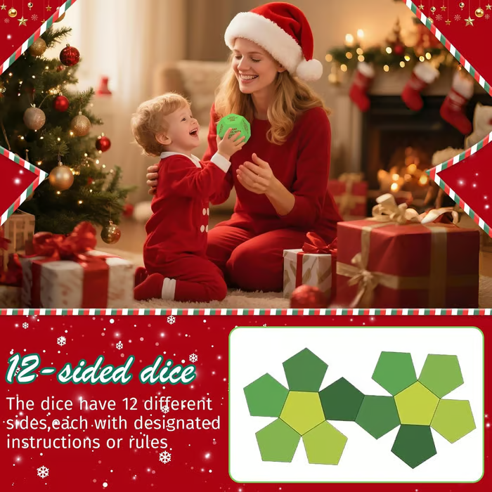 🎁 Hilarious Christmas Gift Exchange Party GameDice
