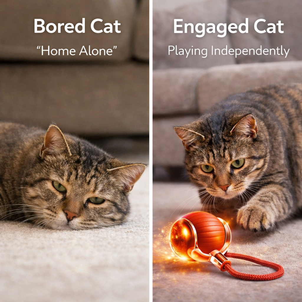 Interactive Smart Ball - The Ultimate Cat Bore-Buster