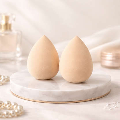 Premium Soft Beauty Blender: High-Bounce, Non-Absorbing Makeup Sponge for Wet & Dry Use