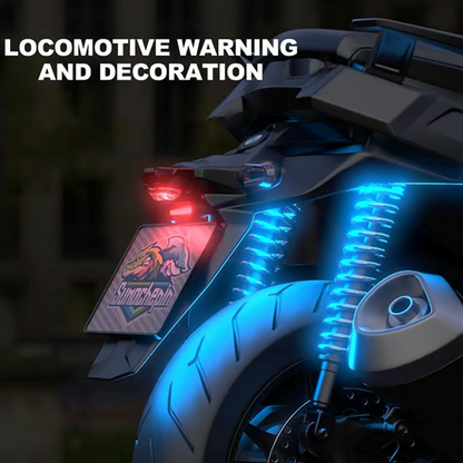 Odeiun™ Remote Control LED Strobe Lights - 8 Colors, IP65 Waterproof, USB Rechargeable