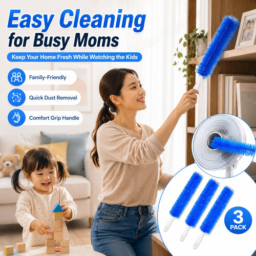 Dust Removal Brush, Bendable Microfiber Head