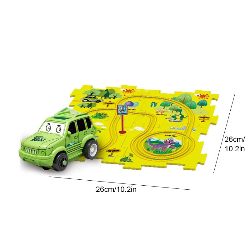 Brain-Teasing Puzzle Track Car Set – Ignite Creativity & Problem-Solving Fun