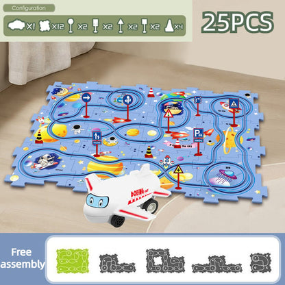 Brain-Teasing Puzzle Track Car Set – Ignite Creativity & Problem-Solving Fun
