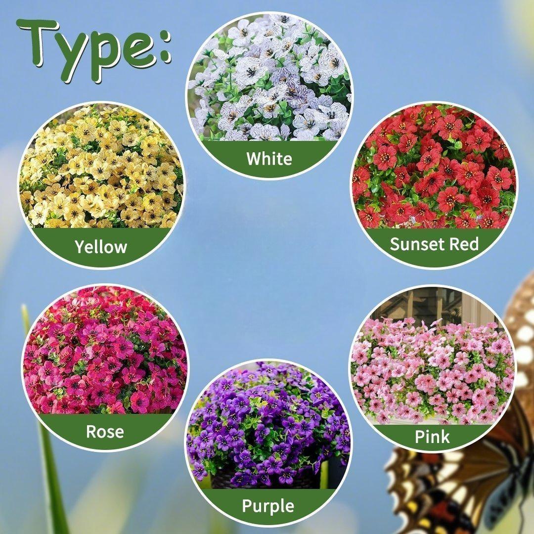 Odeiun™ Lifelike Artificial Flowers – Realistic, Waterproof & Fade-Resistant
