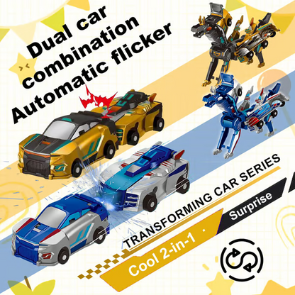 Magnetic Transforming Dinosaur Car – The Ultimate Collision & Change Toy