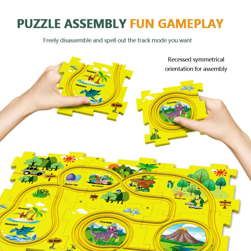 Brain-Teasing Puzzle Track Car Set – Ignite Creativity & Problem-Solving Fun