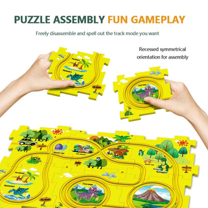 Brain-Teasing Puzzle Track Car Set – Ignite Creativity & Problem-Solving Fun