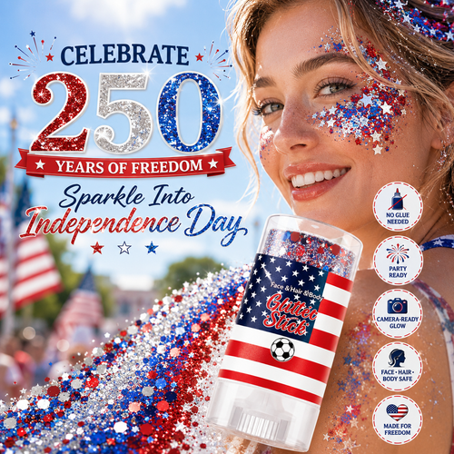 Glitter Stick for Face & Body — Celebrate 250 Years of Freedom
