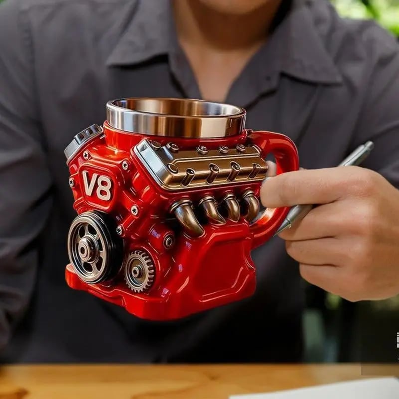 🔥Engine-themed coffee mug