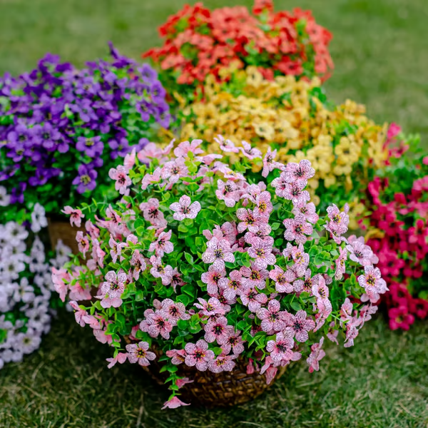 Odeiun™ Lifelike Artificial Flowers – Realistic, Waterproof & Fade-Resistant