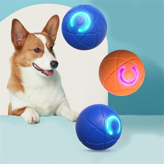Bounce Ball: Interactive LED Light-Up Toy for Dogs & Cats