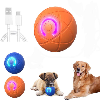 Bounce Ball: Interactive LED Light-Up Toy for Dogs & Cats