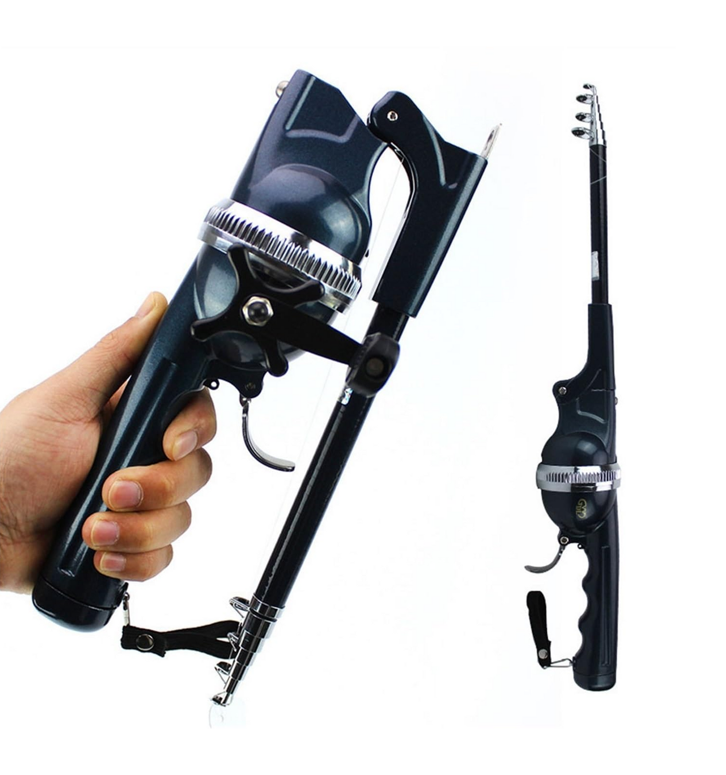 Odeiun™ Foldable Fishing Rod with Integrated Reel