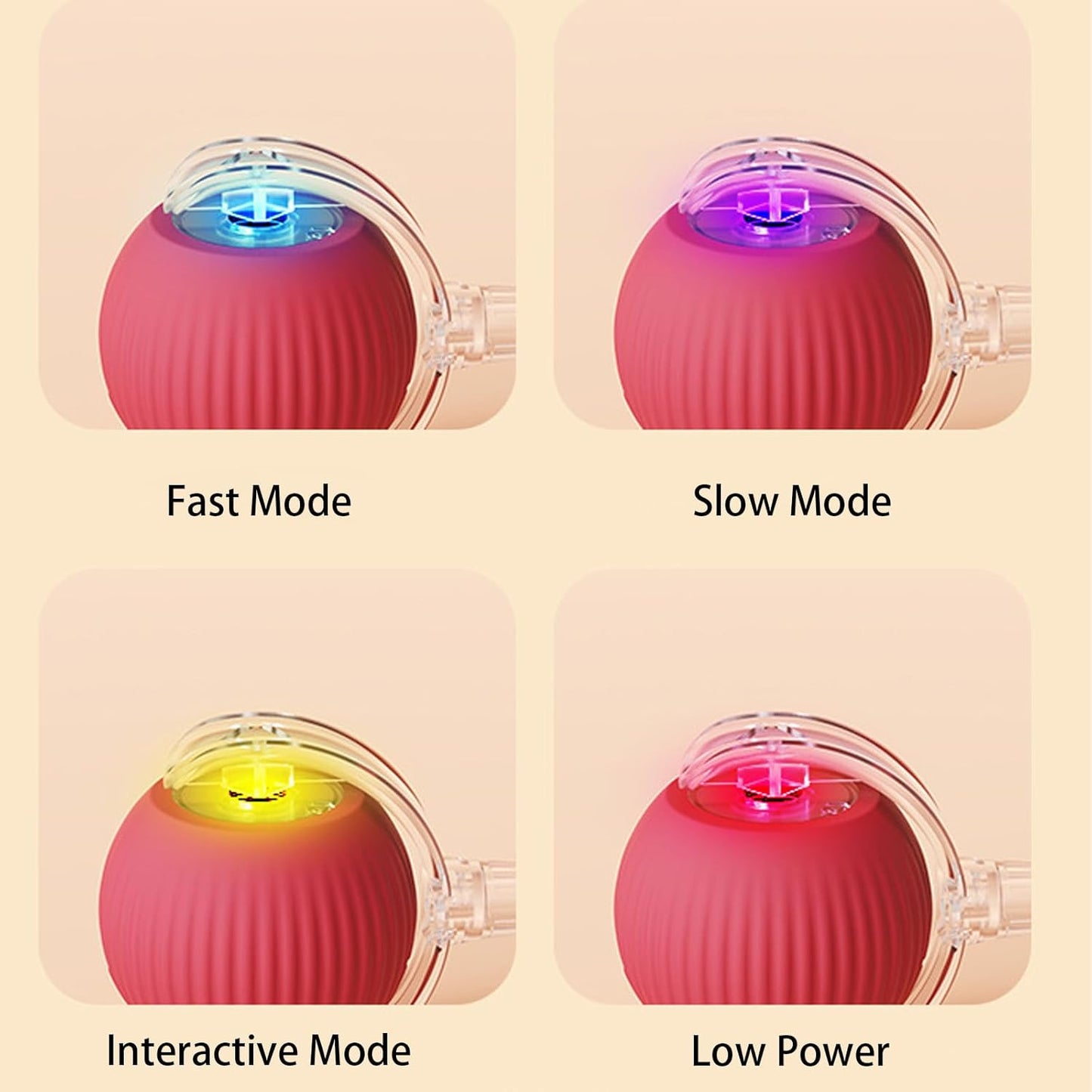 🐱Smart Pet Interactive Rolling Ball – USB Rechargeable, Automatic Moving